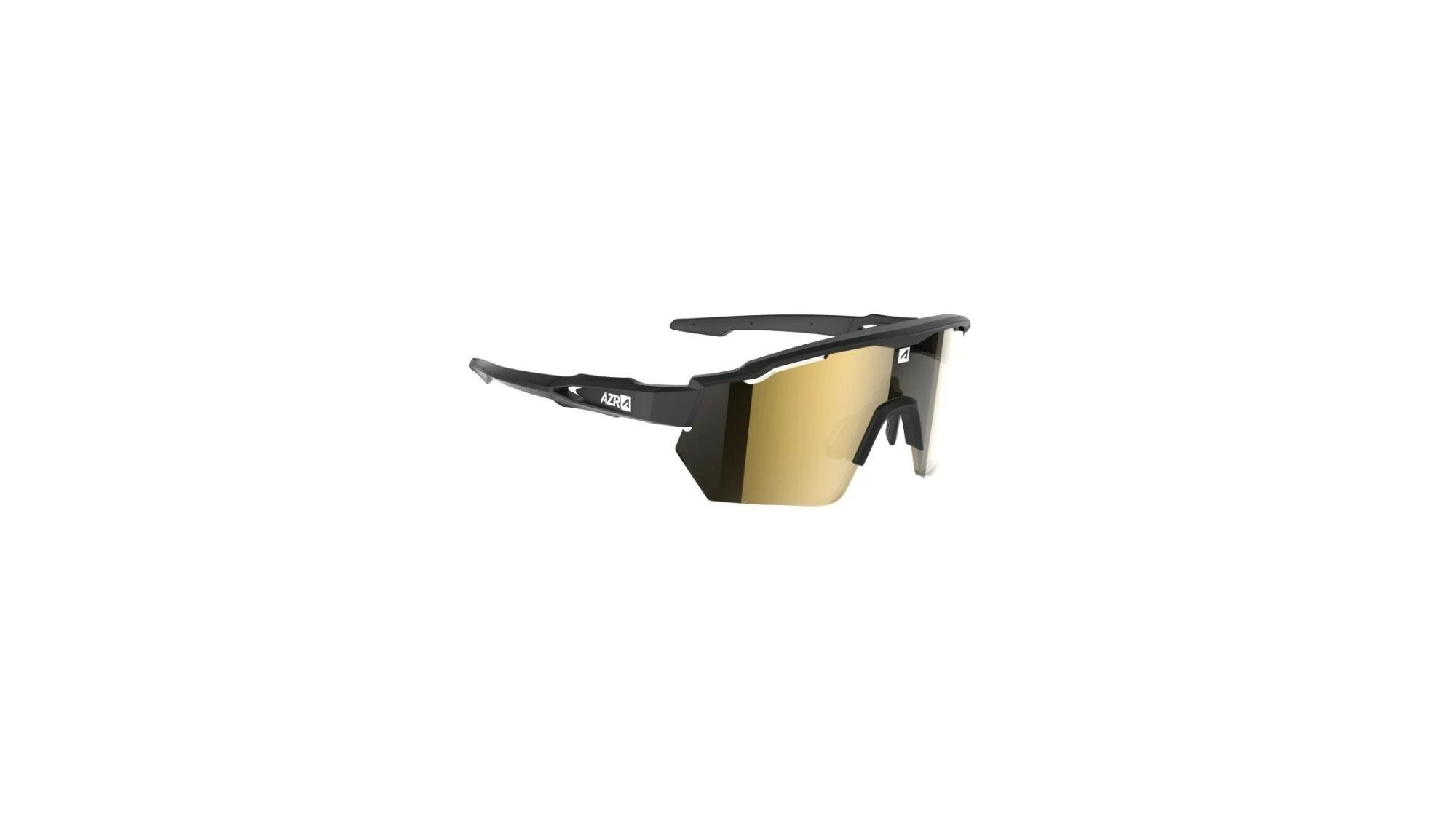 LUNETTES AZR RACE RX NOIRE MATT/ECRAN GOLD
