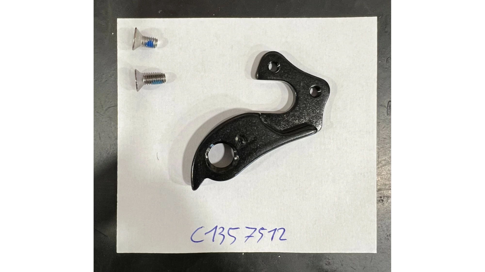 PATTE DE DERAILLEUR 2T AR ALU NOIR – Image 2